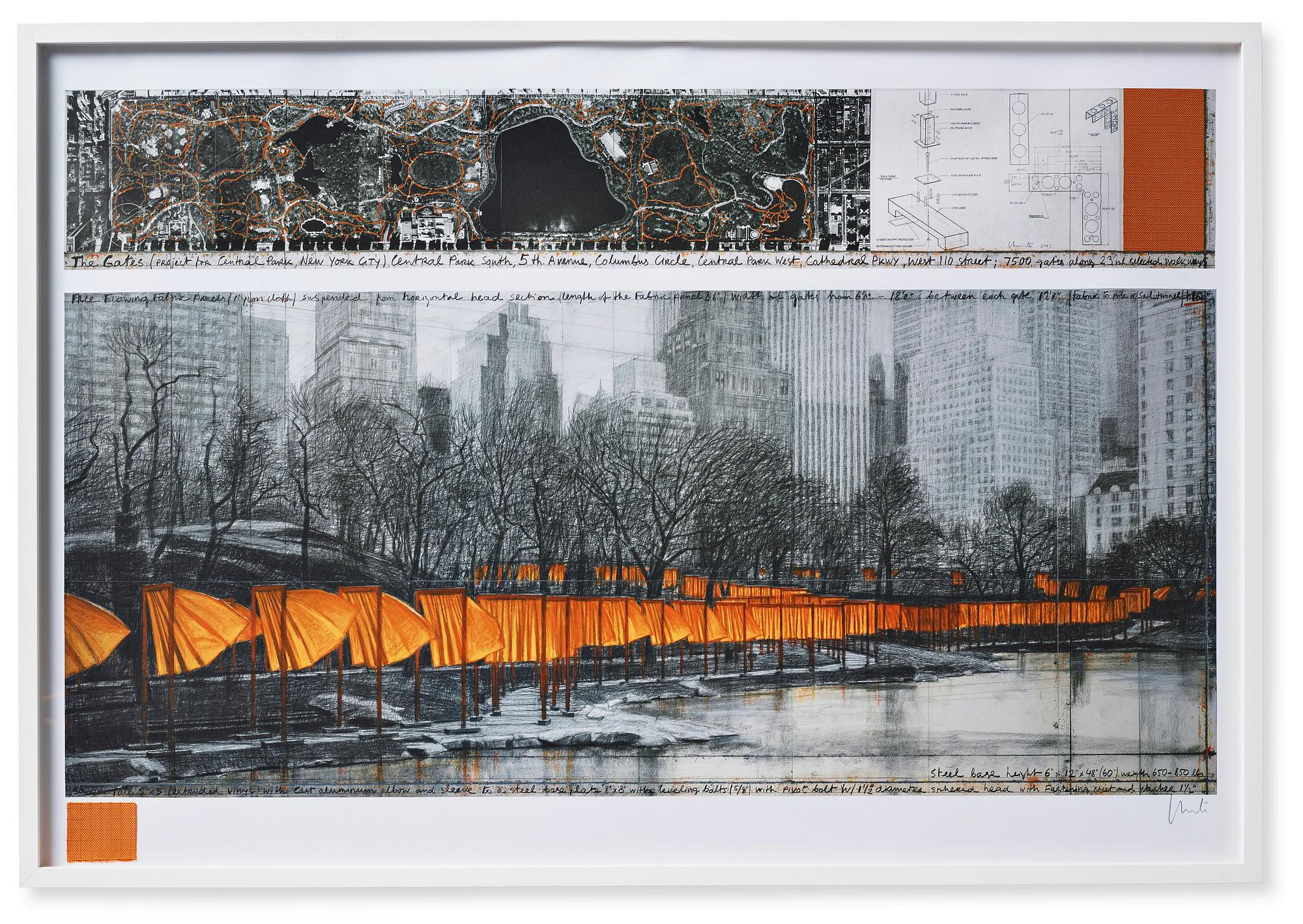 Christo & Jeanne-Claude, "The Gates, Central Park, New York".