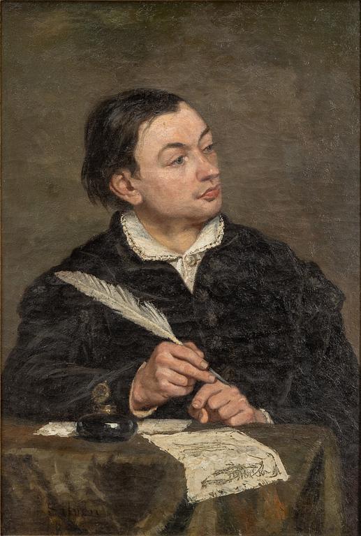 Unknown artist, Portrait in half-figure.