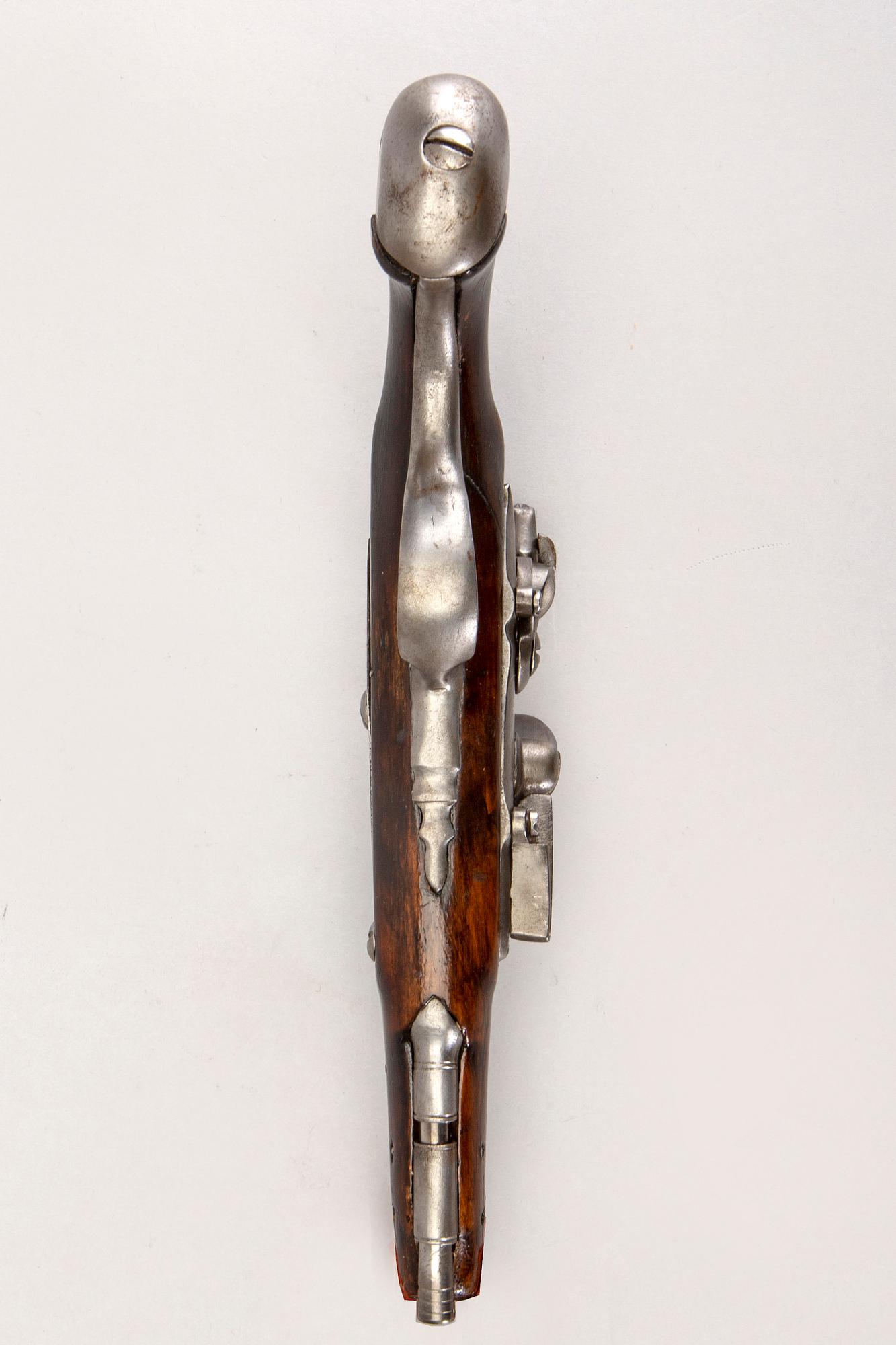 Pistol flintlock, probably Belgium / France, 18th Century later part.