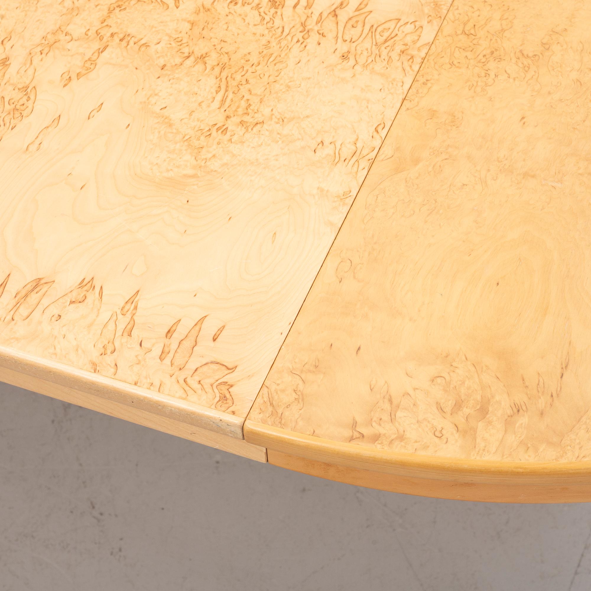 Dining table, Blidners, Gothenburg, second half of the 20th century.