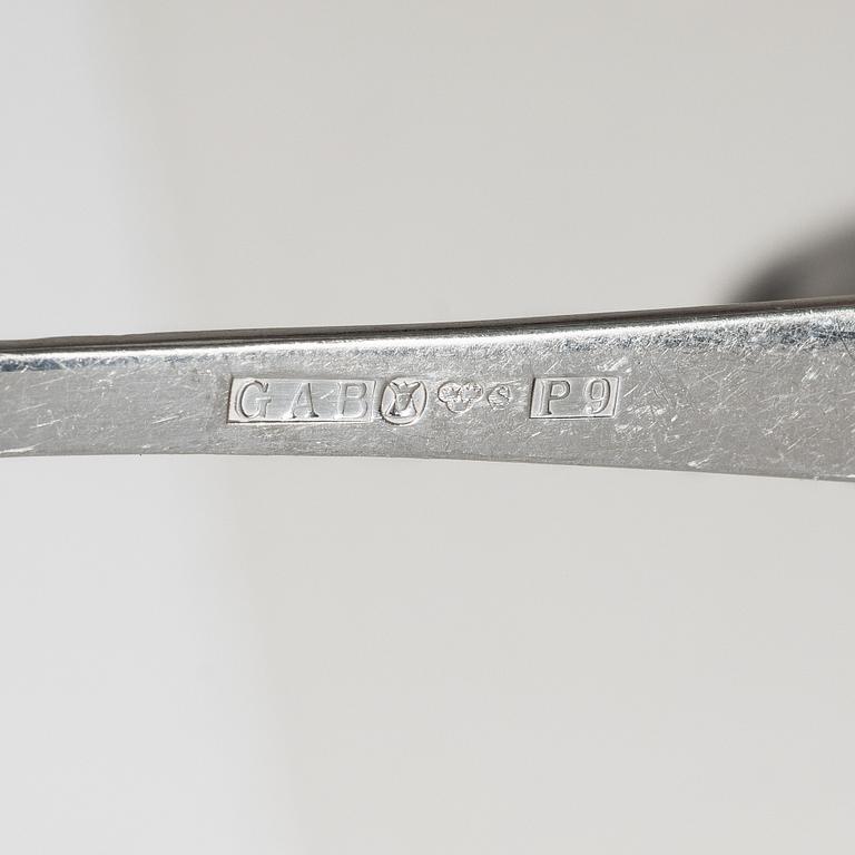 Jacob Ängman, A Swedish silver cutlery set, "Rosenholm", GAB, Stockholm and Eskilstuna 1958-1993 (60 pieces).
