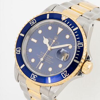 ROLEX, Oyster Perpetual Date, Submariner, 'Swiss Only', Chronometer, wristwatch, 40 mm,