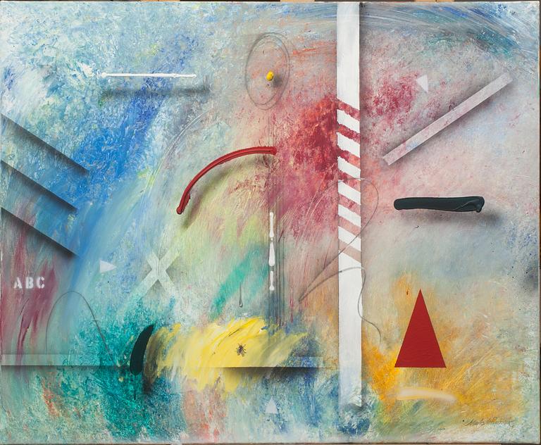 MATS MÅNSSON, olja på duk, signerad.