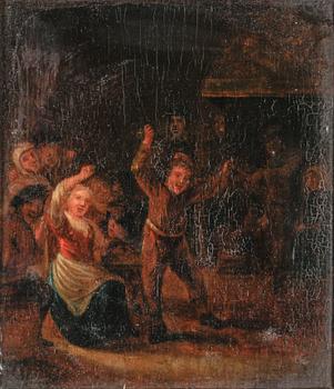 ADRIAEN VAN OSTADE, hans art, olja  på pannå.