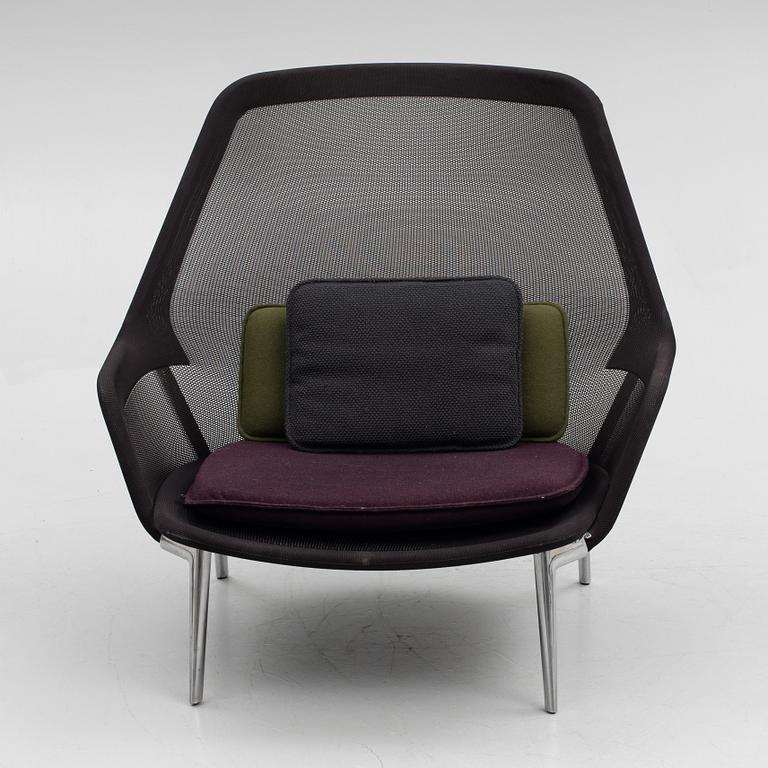 Ronan & Erwan Bouroullec, "Slow chair", Vitra, armchair and footstool.