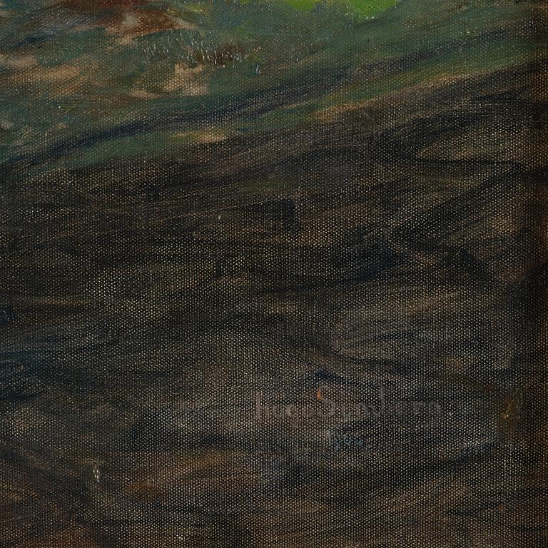 Hugo Simberg, "Landscape from Niemenlautta".