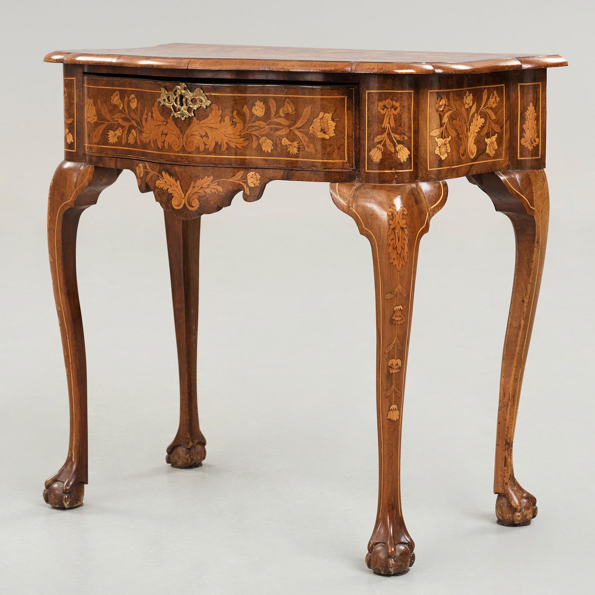 Väggbord, Holland, 1700-tal, senbarock.