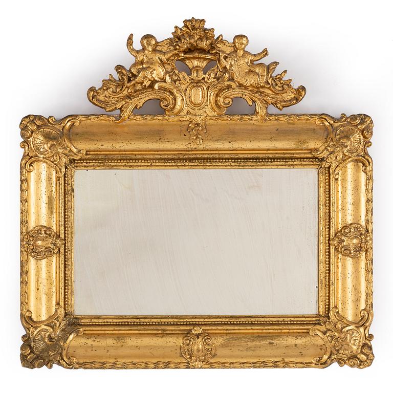 A late 19th century mirror.