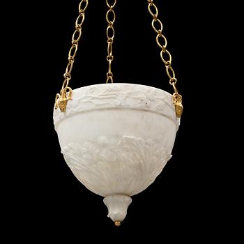 AMPEL, alabster, Empire, tidigt 1800-tal.