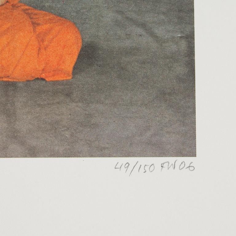 FREDRIK WRETMAN, a print, signed, numbered 49/150 and dated -06.