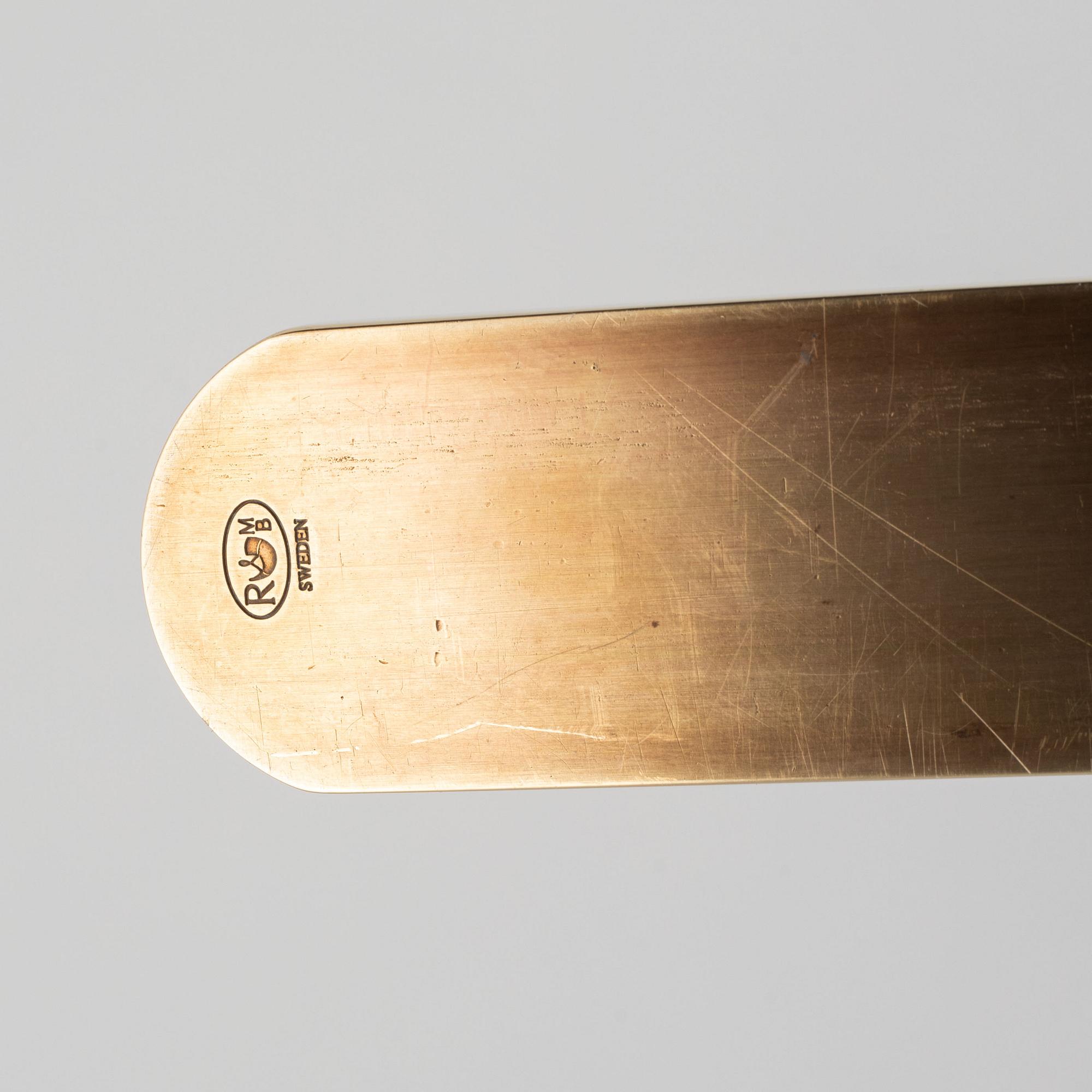 Lotta Horn, ljusstake, "Nocturnus", Rejmyre Mässingsbruk.