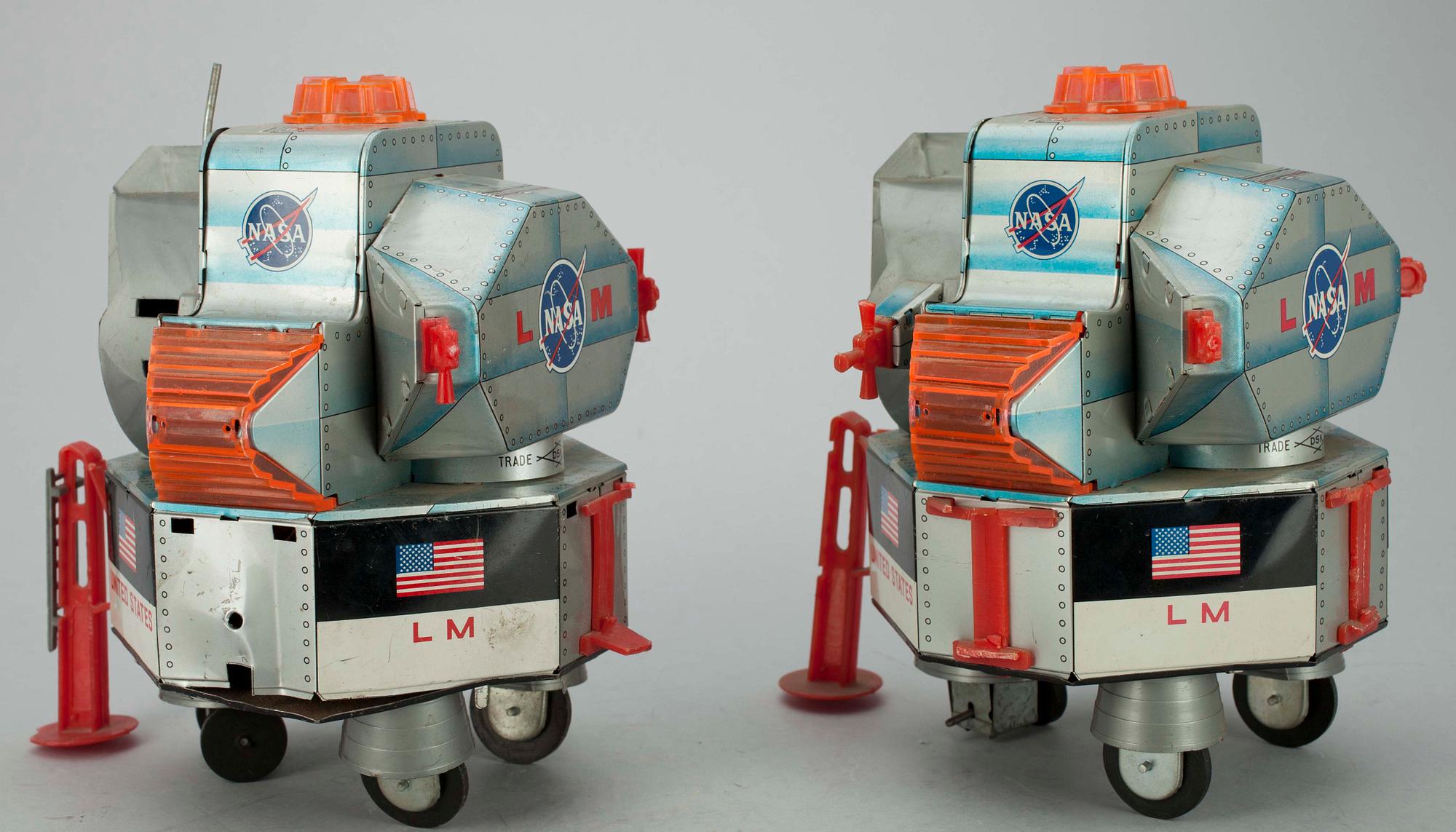 RAKETER 2 ST, Nasa Apollo 11. märkt DSK trademark, Japan 1970-tal.