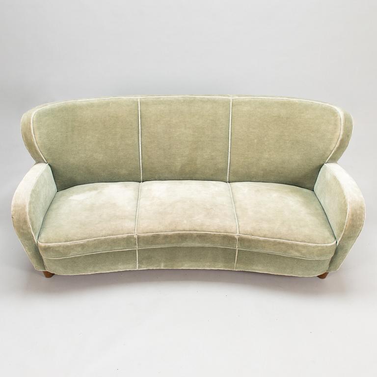 A mid-20th century sofa.