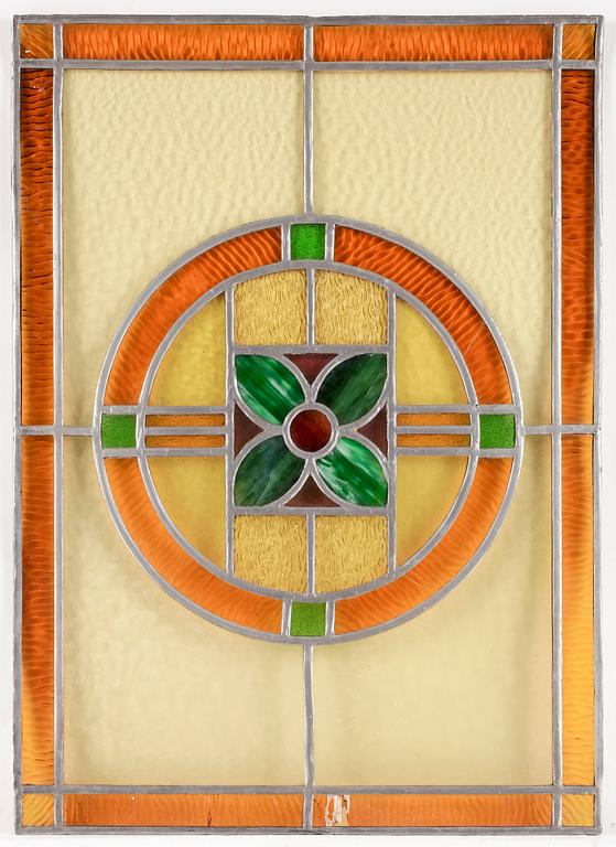 BLYFÖNSTER, ett par, 1900-tal.