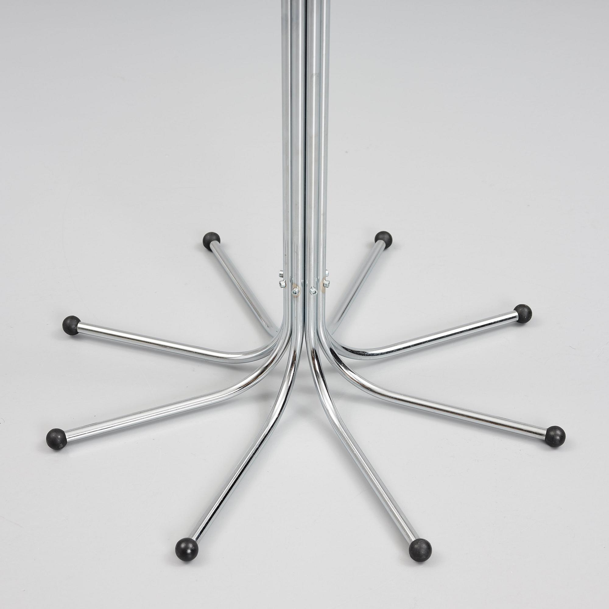 Sidse Werner, a chrome plated coat hanger, Fritz Hansen, Denmark, post 1971.