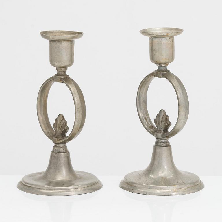 Paavo Tynell, A pair of 1920/30's '8023' candlesticks for Taito.