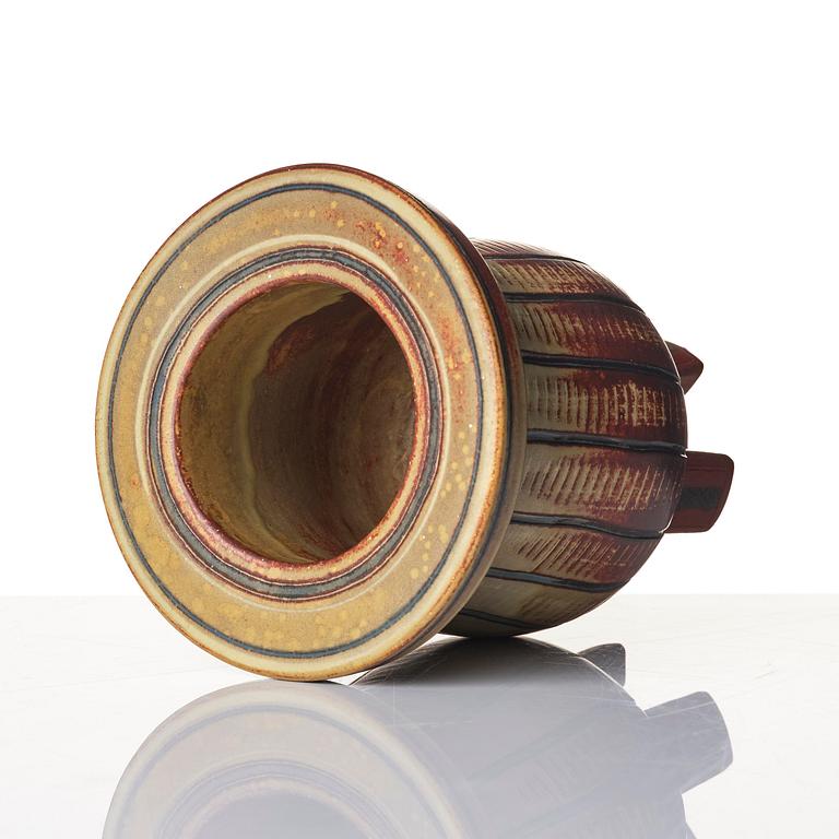 Wilhelm Kåge, a Farsta stoneware vase, Gustavsberg Studio 1940s-50s.