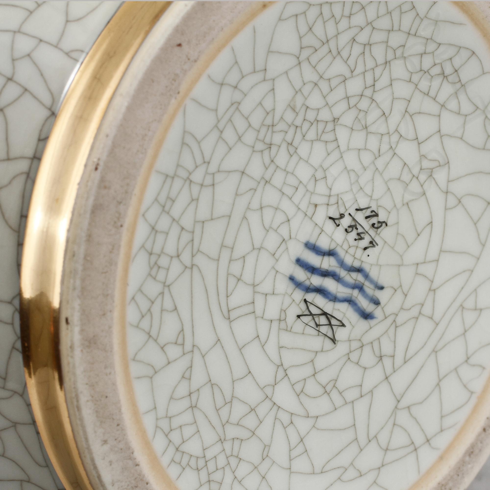VASER, 2 st, porslin, Royal Copenhagen, 1900-talets andra hälft.