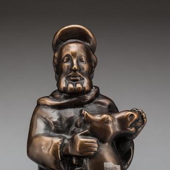 JONAS FRÖDING, skulptur. Brons. Signerad.