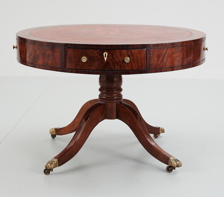BIBLIOTEKSBORD, England 1800-talets första hälft.