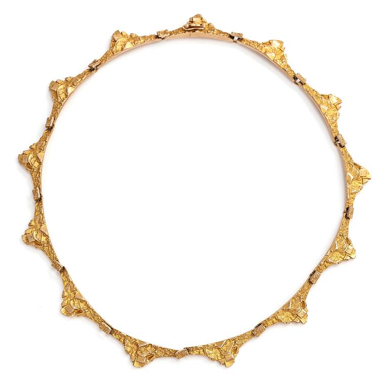 Björn Weckström, kaulakoru, Kaarisilta, 14K kultaa.