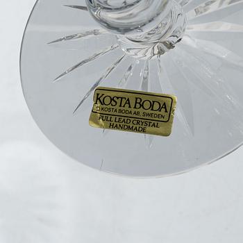 Kosta, A 23 pieces glass service, “Elvira Madigan”, 20th century.