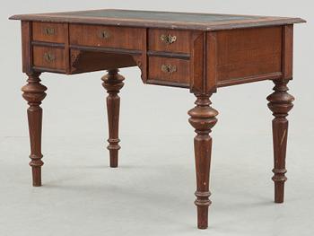 SKRIVBORD, nyrenässans, sent 1800-tal.