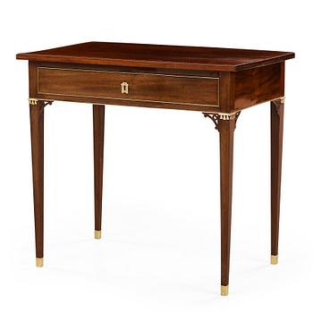 A late Gustavian late 18th century writing table.