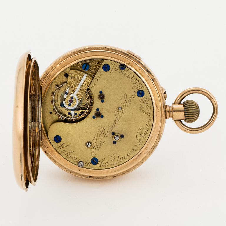 Thomas Russell & Son, "Chronograph", pocket watch, 55,5 mm.