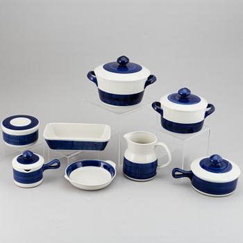 A Hertha Bengtsson 'Koka Blå' part dinner service, Rörstrand, designed 1956 (51 pieces).