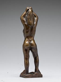 SIGGE BERGGREN, skulptur brons. Signerad.