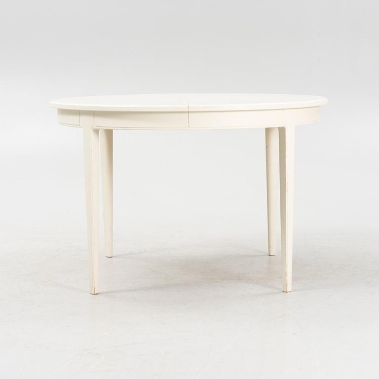 Carl Malmsten, a dining table with four chairs, 'Herrgården', Bodafors, second half of the 20th century.