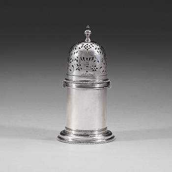 981. A Swedish sugar-caster, marks of Abraham Wirgman, Göteborg 1711.