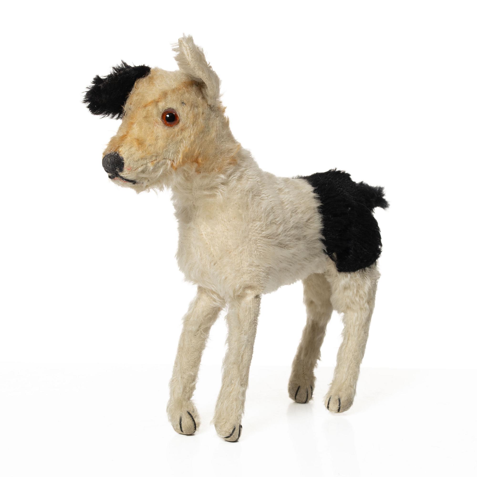 Steiff, dog, fox terrier, Germany 1930s.