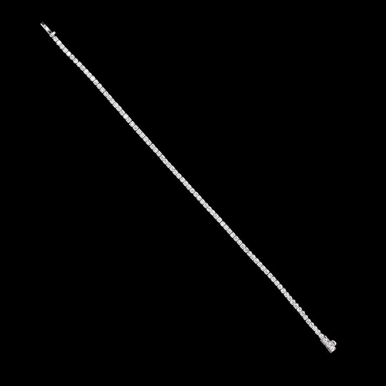 ARMBAND, briljantslipade diamanter, 2.80 ct.