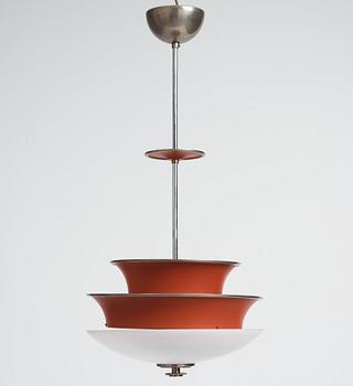 Erik Tidstrand, a ceiling lamp, model "28973", Nordiska Kompaniet, 1930s.