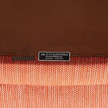 Carl Malmsten, fåtöljer, ett par, "Patron", AB O.H. Sjögren, Tranås.