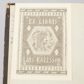 JOHAN JACOB BJÖRNSTÅHL, "Resa til Frankrike, Italien...",4 band, utg. C. Chr. Gjörwell. I-VI. (A. J. Nordström) 1780-84.