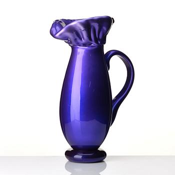 Fredrik Nielsen, a glass sculpture, 'Purple Pitcher', The Glass Factory, Boda, Sweden, 2009.