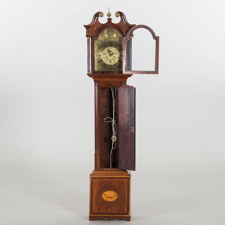 A mahogany long case clock by And Baird Kilbryde, early 1800's.