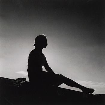 Åke Lange, "Kvinna i siluett".