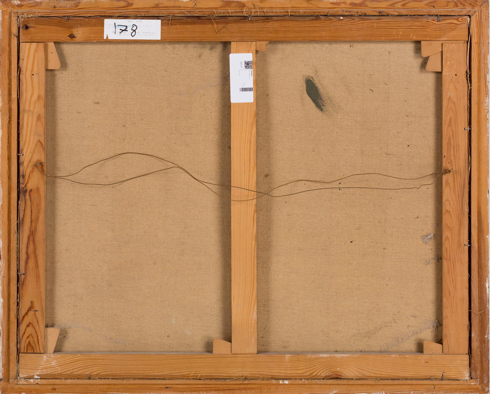 NILS TIRÉN, Olja på duk, signerad och daterad -08.