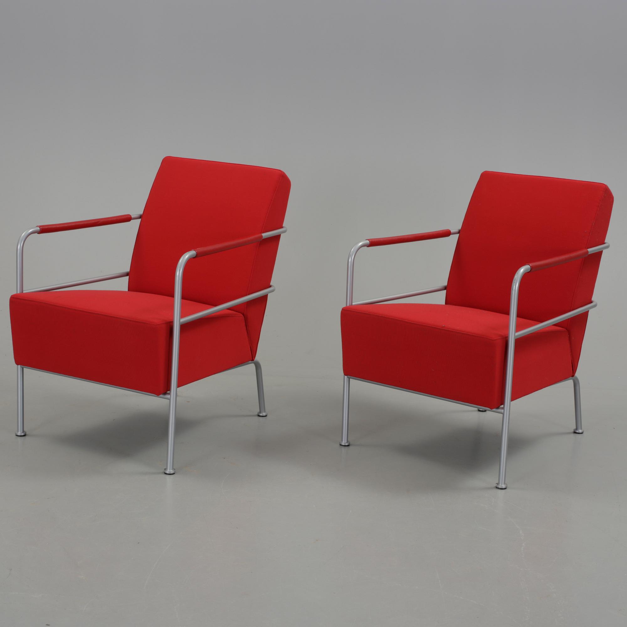 FÅTÖLJER, ett par, "Cinema" Gunilla Allard, Lammhults.