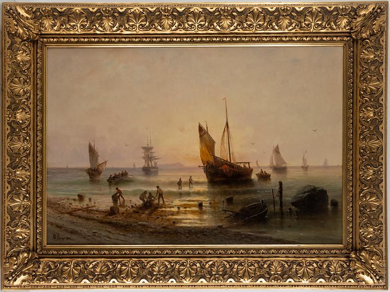 ALBERT RIEGER, oil on canvas, signed.