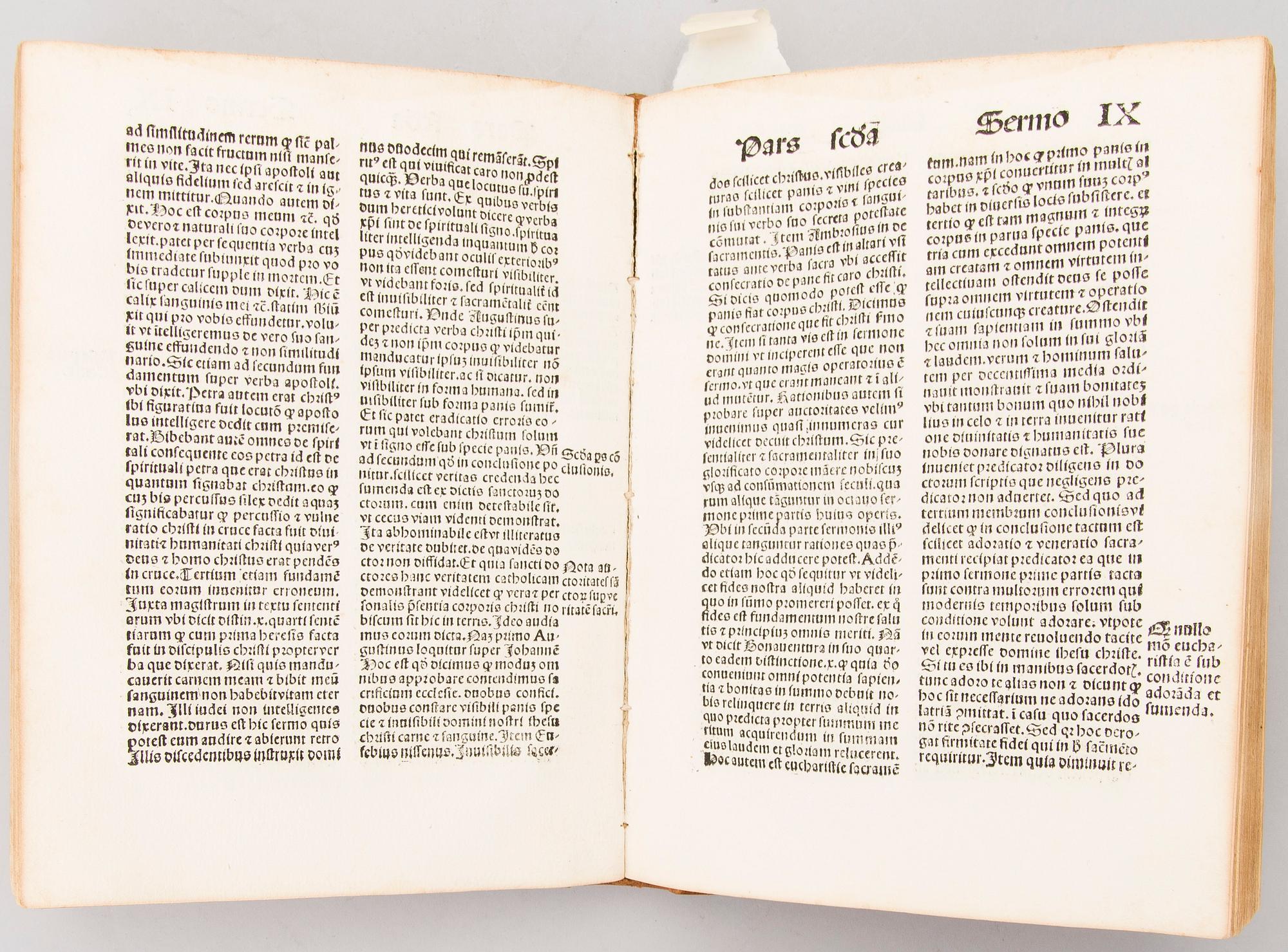 TRACTATUS VARIJ CUM SERMONIBUS, Nürnberg 1490-tal, av Antonius Koberger.