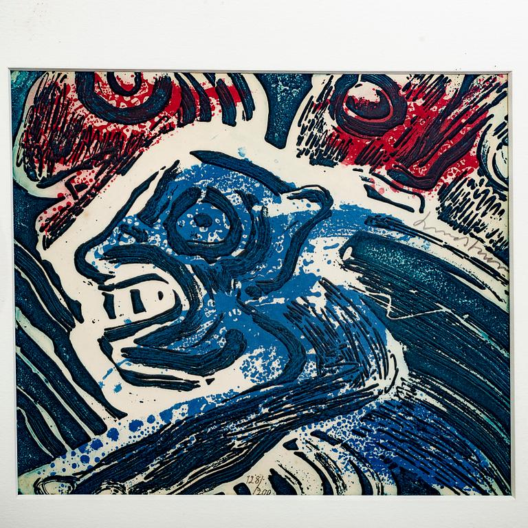 BENGT LINDSTRÖM, färglitografi signerad och numrerad 128/200.
