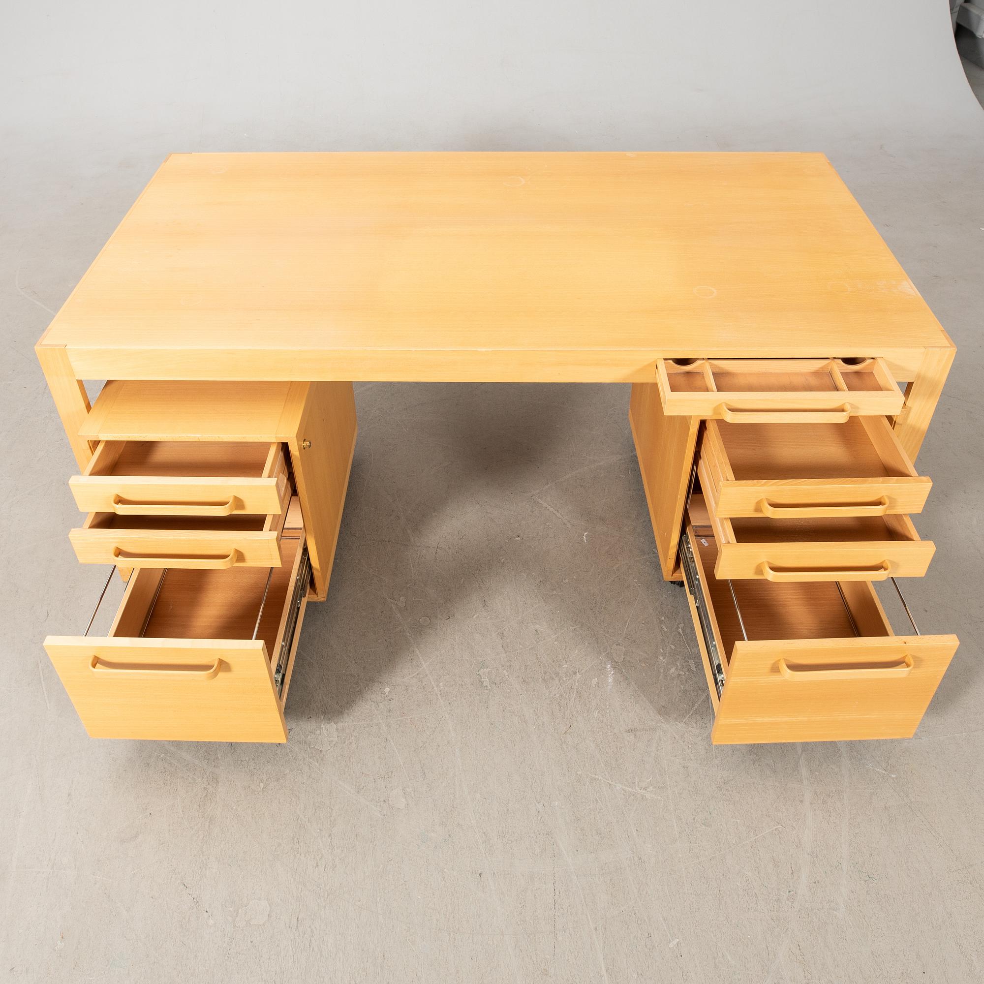 Rud Thyfgesen & Johnny Sorensen, desk, along with 2 chests of drawers, "Kongserien", Denmark.