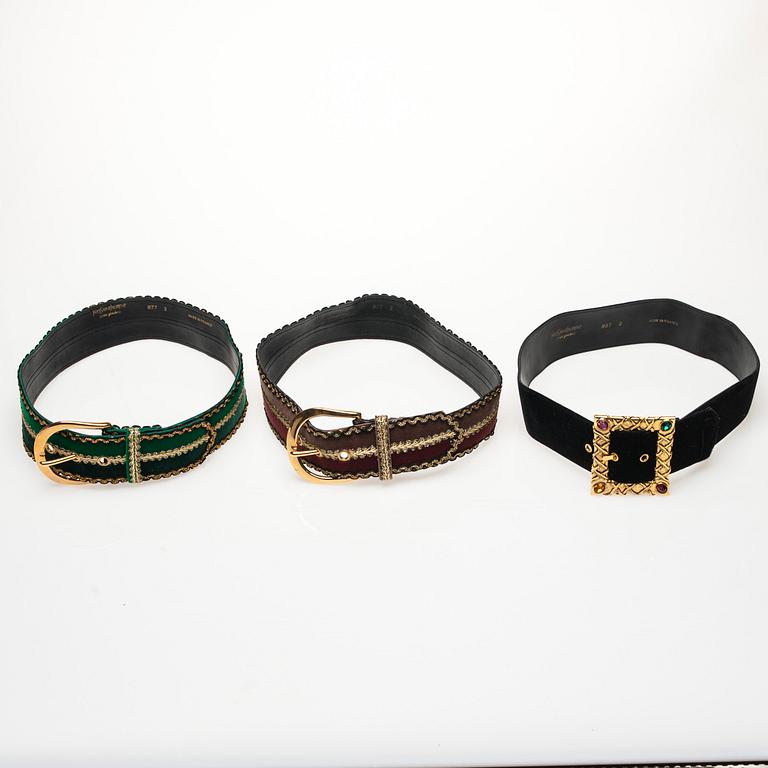 SKÄRP, 3 stycken, Yves Saint Laurent.