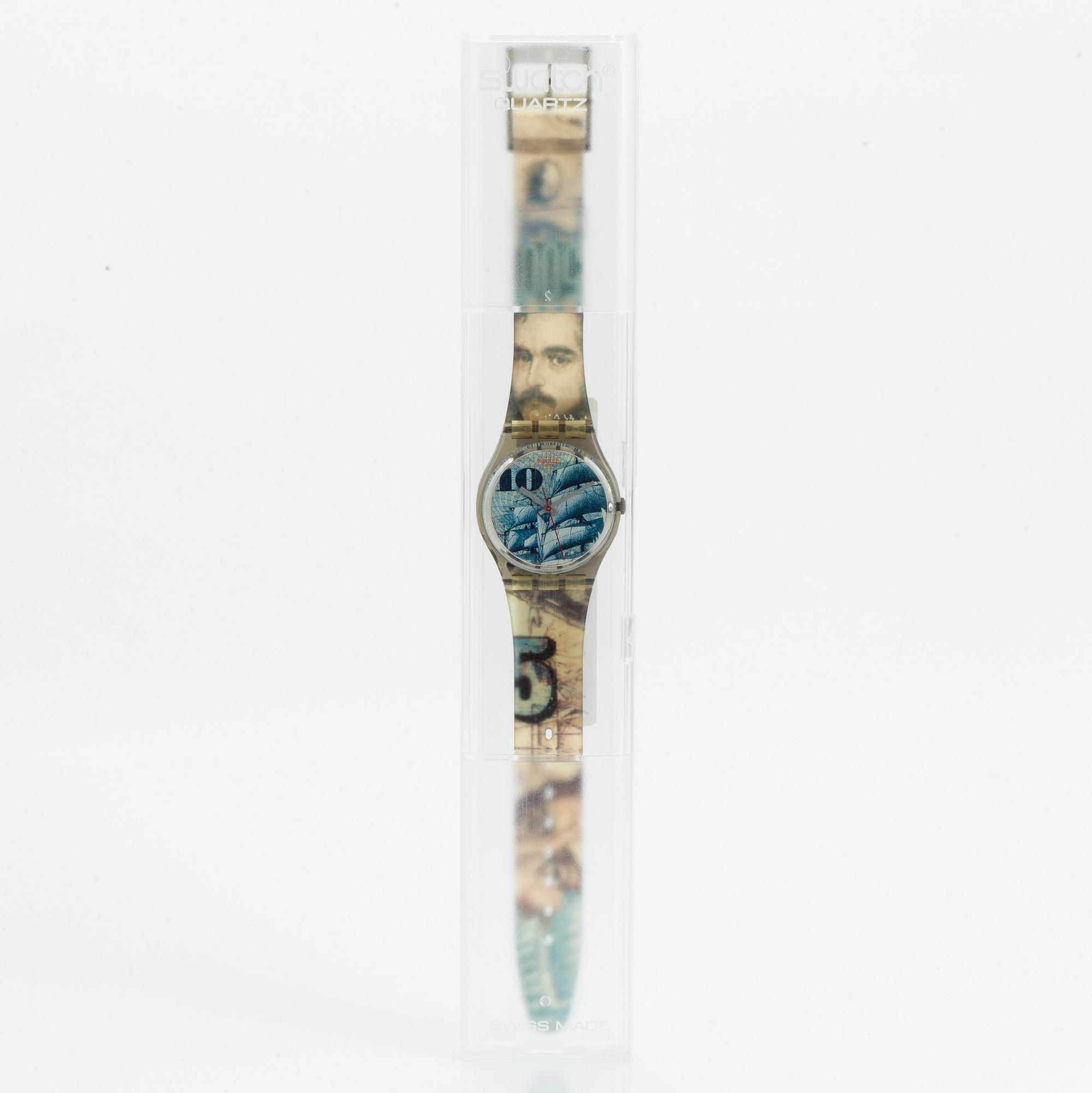 Swatch, Mark, wristwatch, 34 mm.