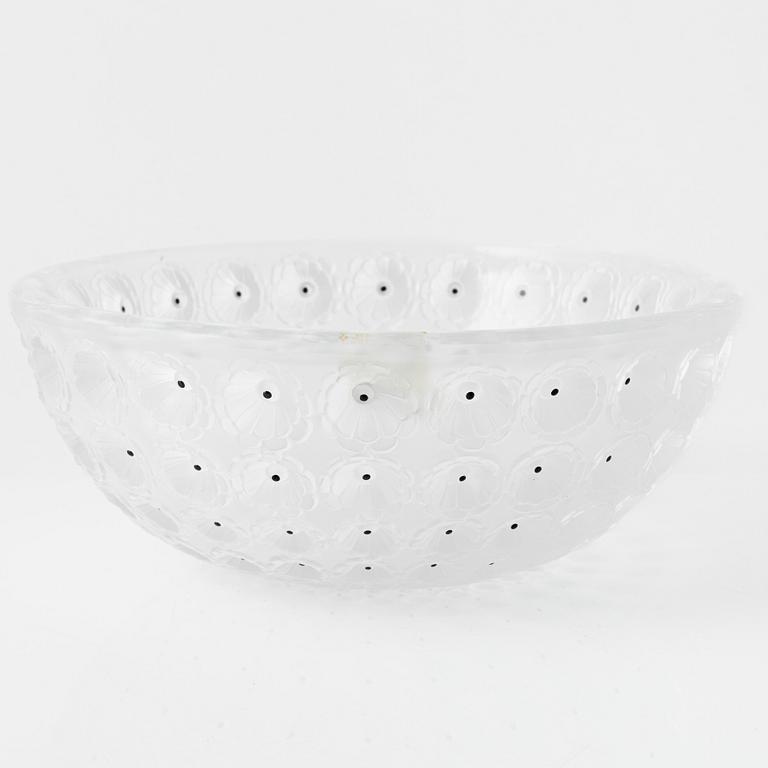 Lalique, a 'Nemours' glass bowl, France.